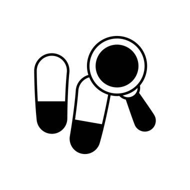 Vektör olarak kanıt simgesi. Logotype