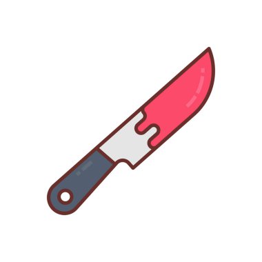 Knife icon in vector. Logotype