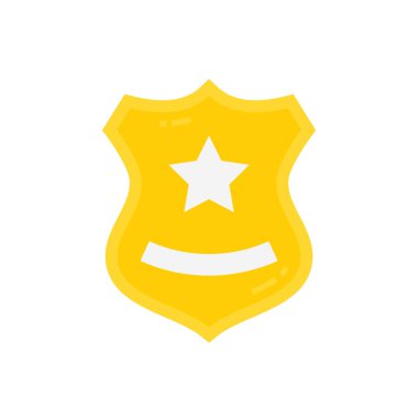 Polis Rozeti simgesi vektörde. Logotype