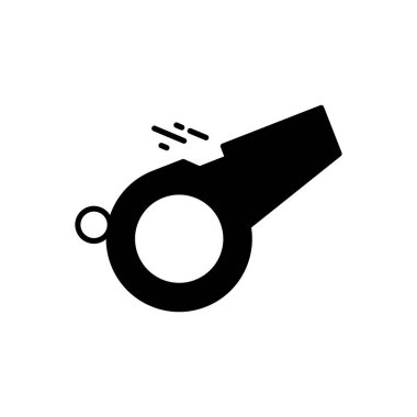 Whistle icon in vector. Logotype
