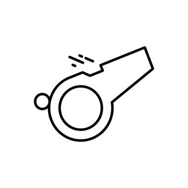 Whistle icon in vector. Logotype