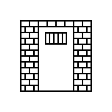 Holding Cell icon in vector. Logotype