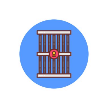 Jail icon in vector. Logotype