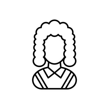 Yargıç ikonu. Logotype