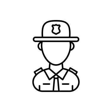 State Trooper icon in vector. Logotype