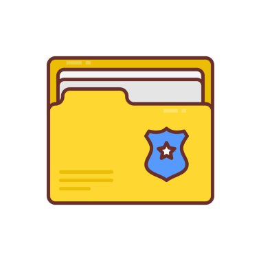 Confidential Information icon in vector. Logotype