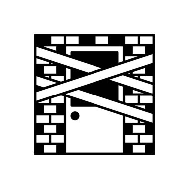 Police Line icon in vector. Logotype