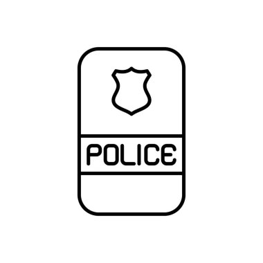 Riot Shield icon in vector. Logotype