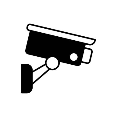 CCTV ikonu vektörde. Logotype