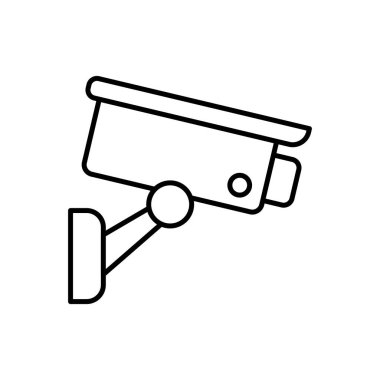 CCTV ikonu vektörde. Logotype