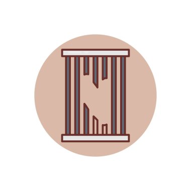 Escape icon in vector. Logotype