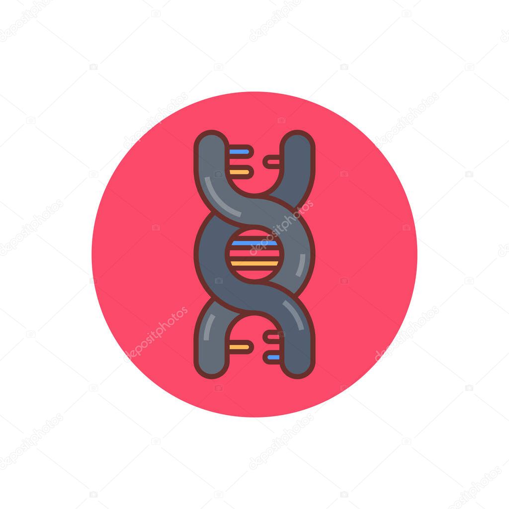 DNA icon in vector. Logotype