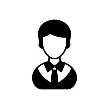 Male Lawyer icon in vector. Logotype