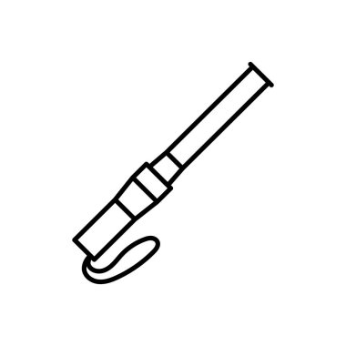 Police Wand icon in vector. Logotype