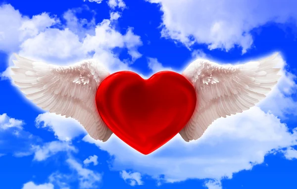 Fly to love — Stock Photo, Image