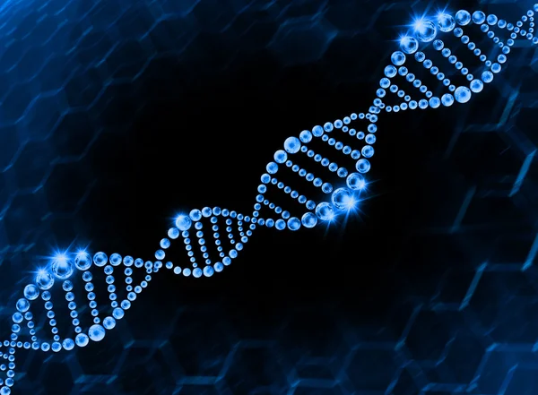ADN Helix Fond moléculaire — Photo