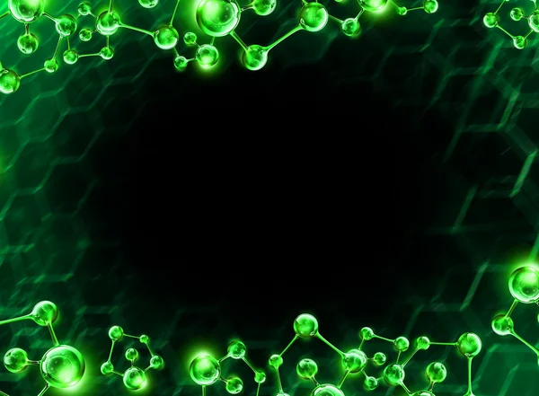 DNA Helix Molecular Background — Stock Photo, Image