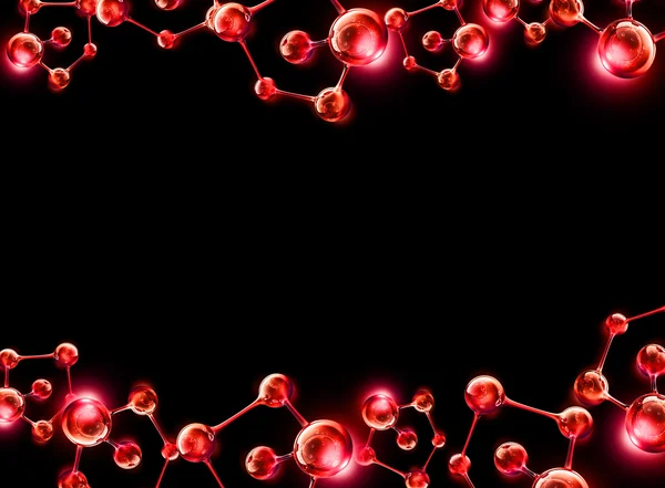 DNA helix molekylära bakgrunden — Stockfoto