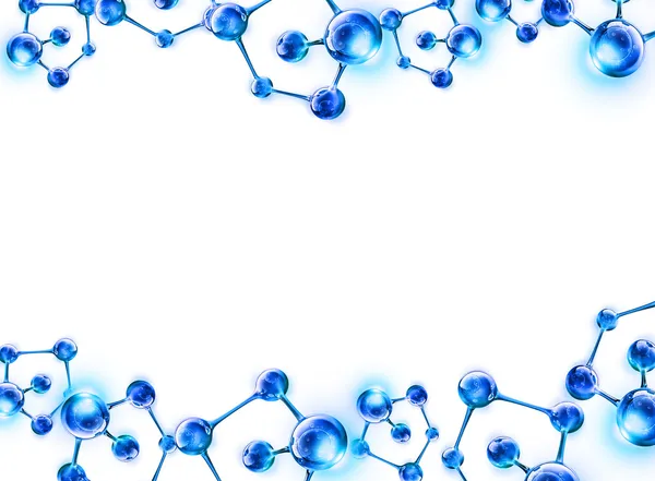 Молекулярний фон спіралі ДНК — стокове фото