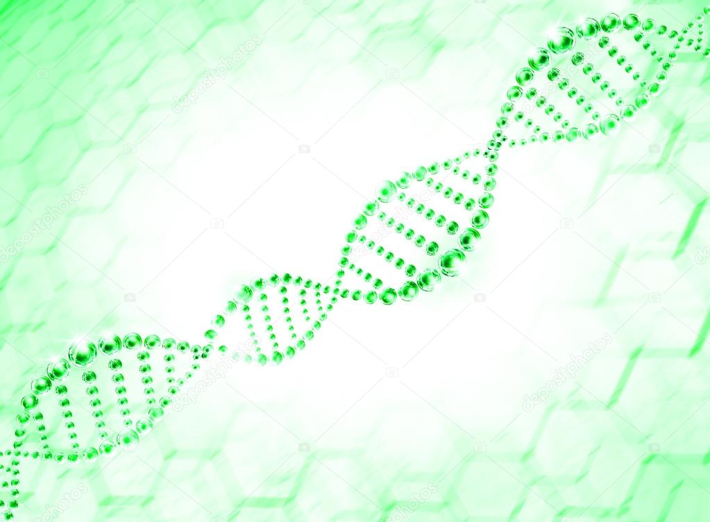 DNA Helix Molecular Background