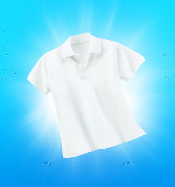 깨끗 한 화이트 셔츠 — 스톡 사진