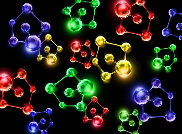 Estructura de la molécula de ADN —  Fotos de Stock