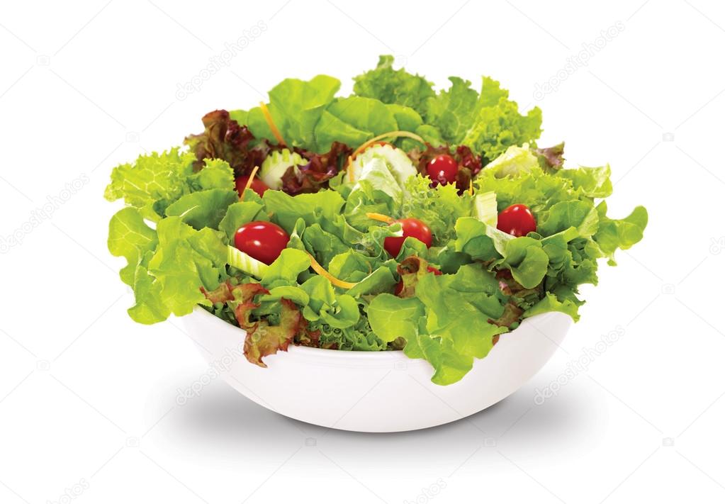 Salad in blow