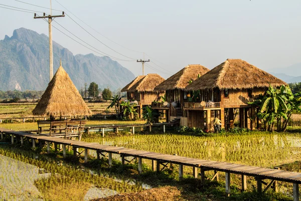 Resort Vang Vieng, Laos — Stock Photo, Image