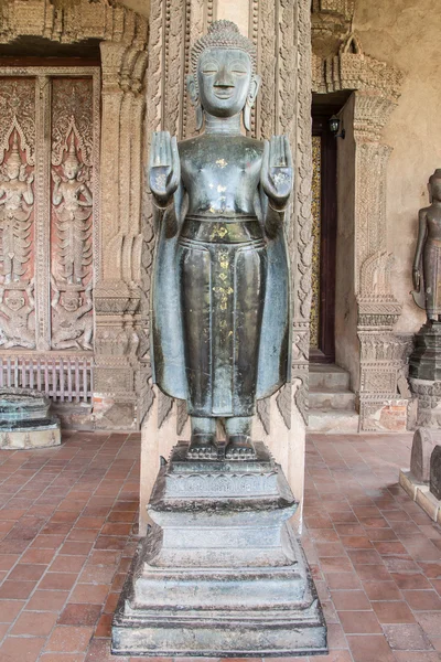 Oude Boeddha kunst, antiek, vang vieng, laos — Stockfoto