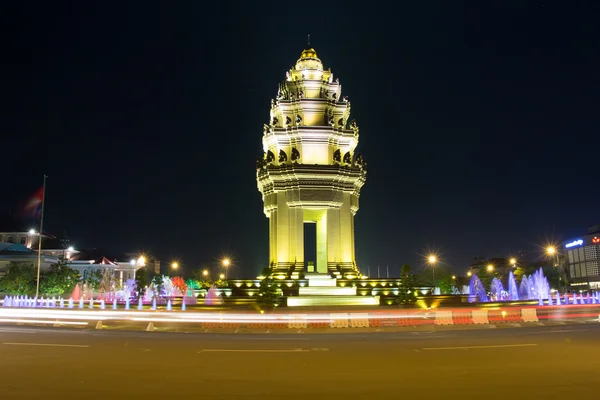 Unabhängigkeitsdenkmal in Phnom Penh, Kambodscha — Stockfoto