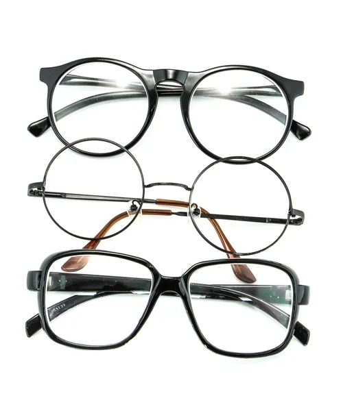 Оптические винтажные очки изолированы — стоковое фото