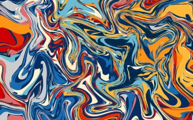 Soyut psikedelik sıvı boya kalıbı ve doku arkaplanı