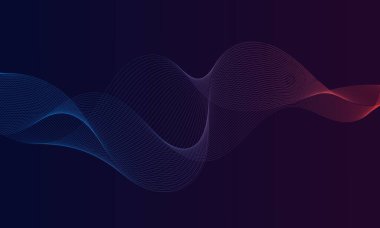 Soyut spektrum teknolojisi ve fütüristik arka plan