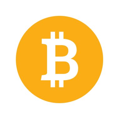 Bitcoin simgesi vektör tasarımı