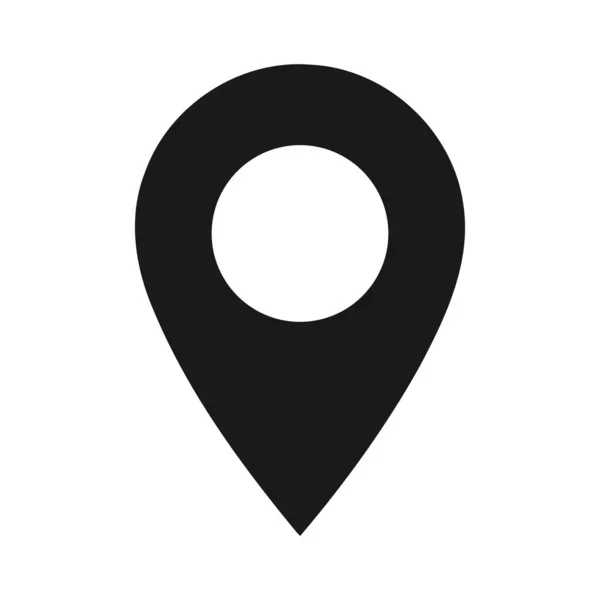 Pin konumu ve konum simgesi vektörü