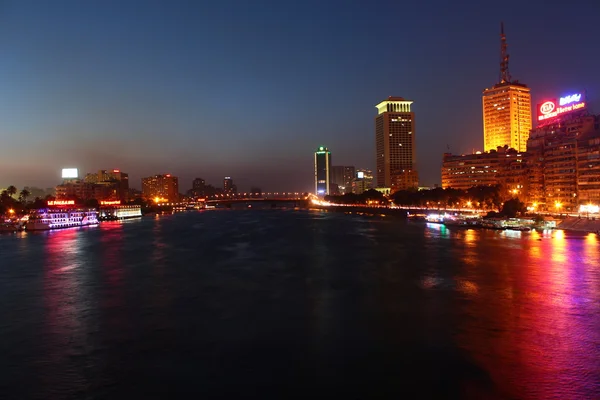 El Cairo de noche — Foto de Stock