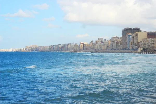 Meeresküste in Alexandria — Stockfoto