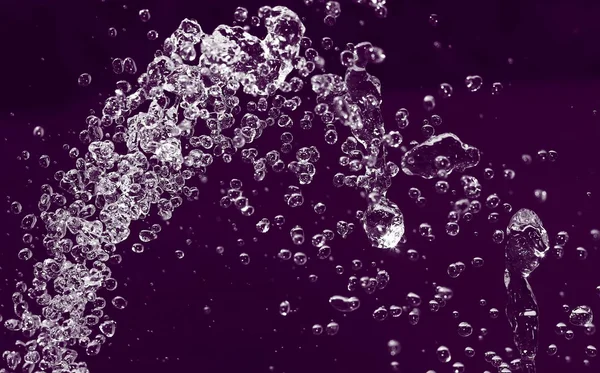 Pioggia di mercurio scintillante — Foto Stock