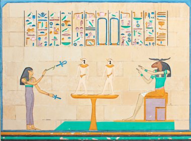 Antik Mısır hiyeroglif oyma & Resim Sergisi - pharaonic sanat