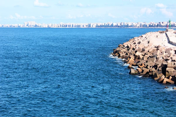 Seashore em Alexandria — Fotografia de Stock