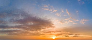 Sky and clouds sunset background-3