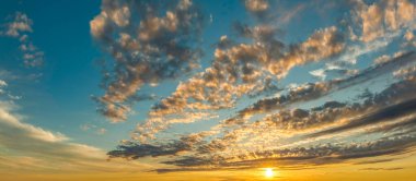 Sky and clouds sunset background-38