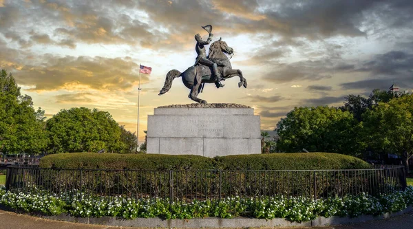 Tümgeneral Andrew Jackson heykeli New Orleans 'ta