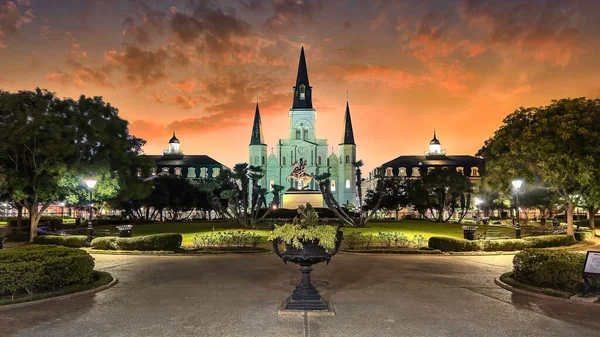 St. Louis Cathedral New Orleans sunset