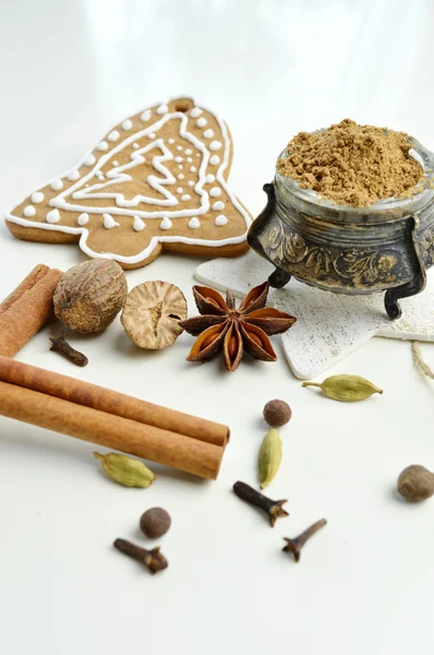 Especiarias aromáticas para assar biscoitos de Natal — Fotografia de Stock