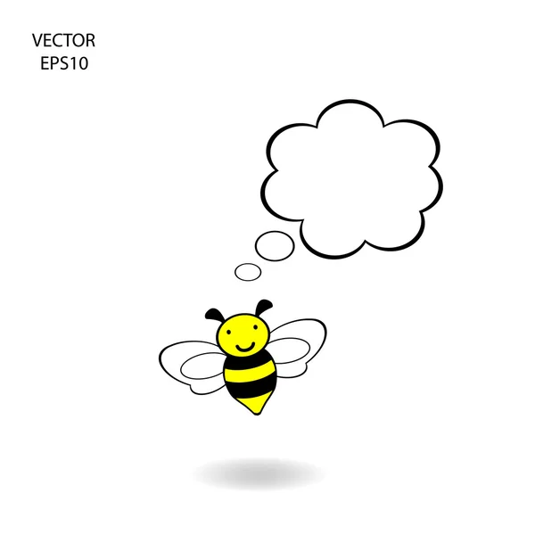 Bienensymbol — Stockvektor