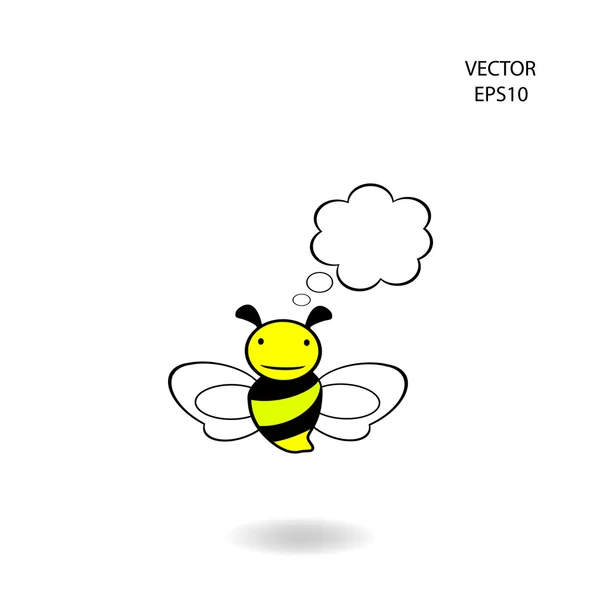 Bienensymbol — Stockvektor
