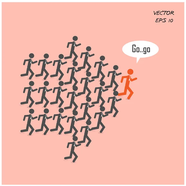 Signe de leadership — Image vectorielle