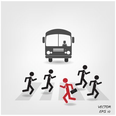farklı düşünün, öne çıkarın, bir different.vector yapmak Il