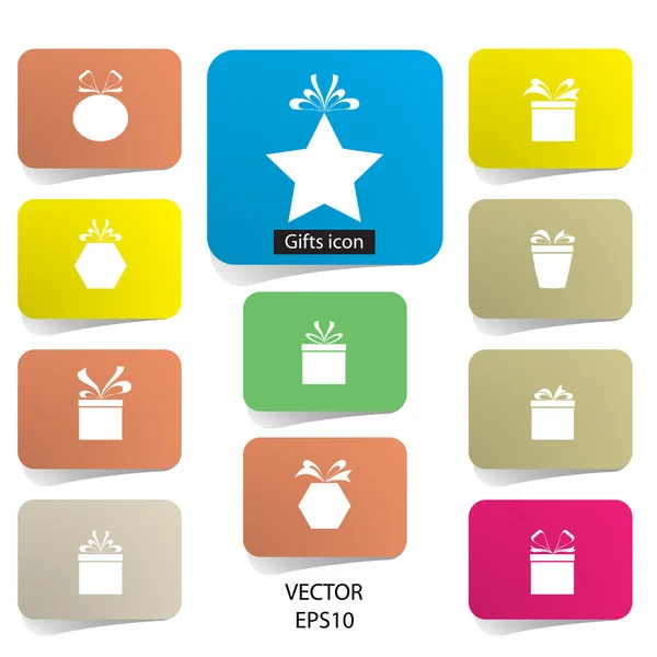 Gift icon — Stock Vector